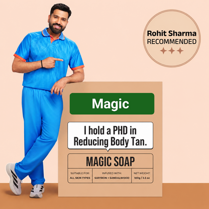 Magic Soaps Sandalwood & Saffron For Bath (200 Gms Pack Of 2)