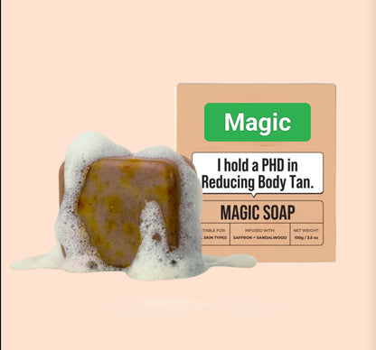 Magic Soaps Sandalwood & Saffron For Bath (200 Gms Pack Of 2)