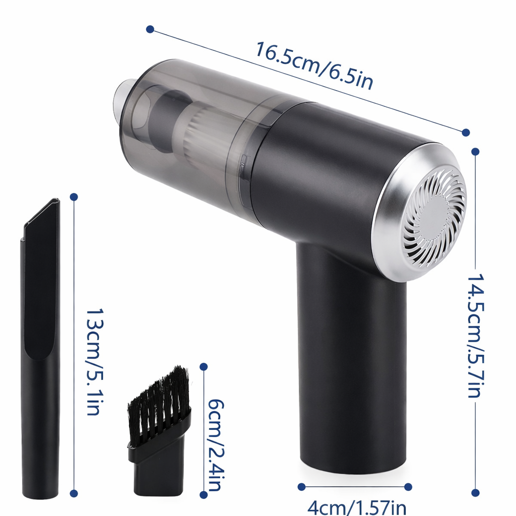 2 in One Portable Vaccum Cleaner (Vacuum + Blower) | Car & Home Use