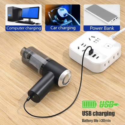 2 in One Portable Vaccum Cleaner (Vacuum + Blower) | Car & Home Use
