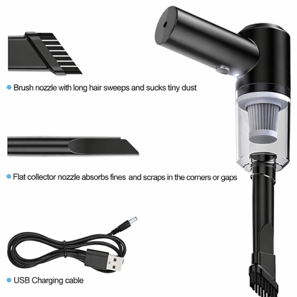 2 in One Portable Vaccum Cleaner (Vacuum + Blower) | Car & Home Use